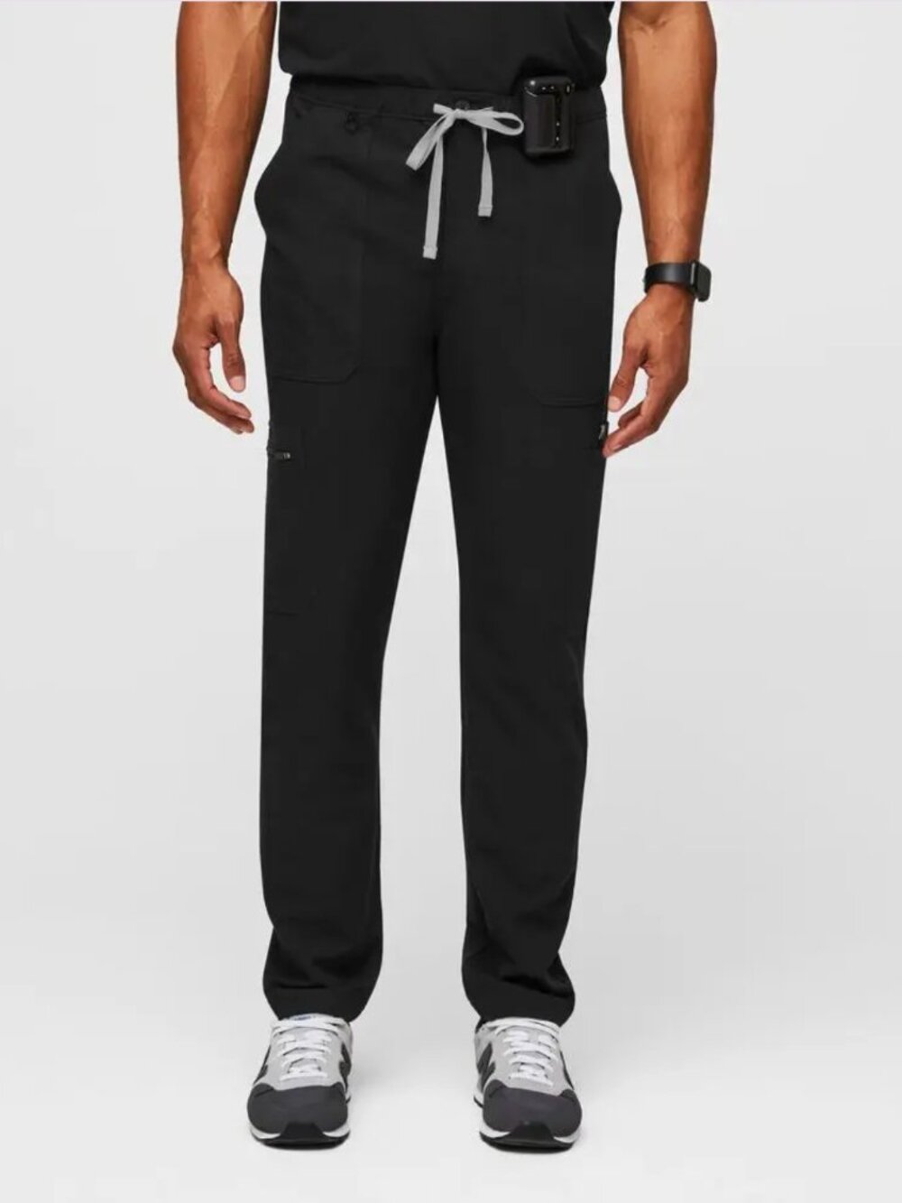 Figs Black Drawstring scrub Pants